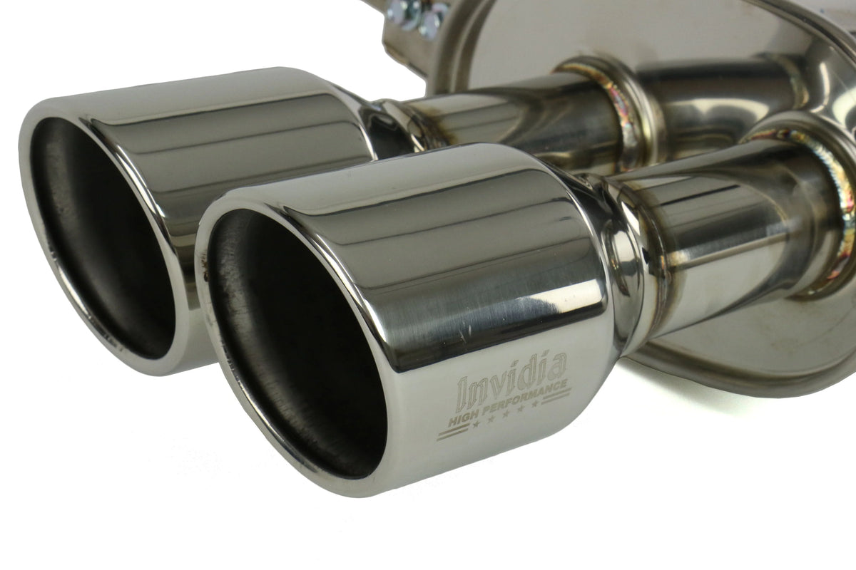 Invidia 14+ Mini Cooper S Q300 w/ Rolled Stainless Steel Tips Cat-Back Exhaust - HS14MCSG3S