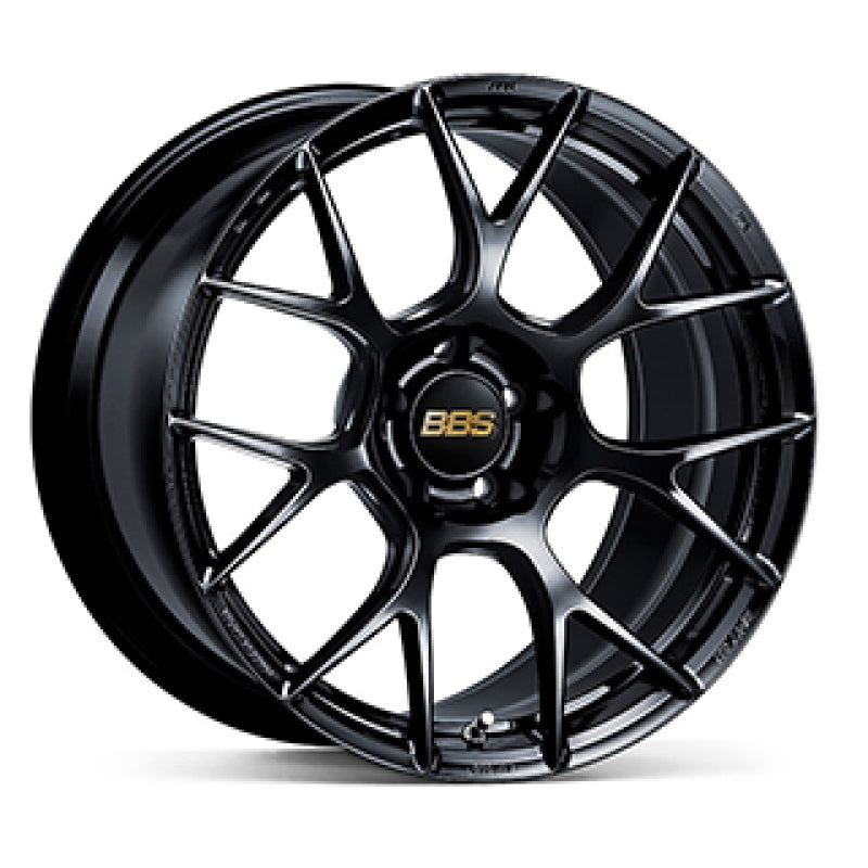 BBS RE-V7 19x10 5x120 ET22 PFS Gloss Black Wheel -82mm PFS/Clip Required - REV7061BK by BBS