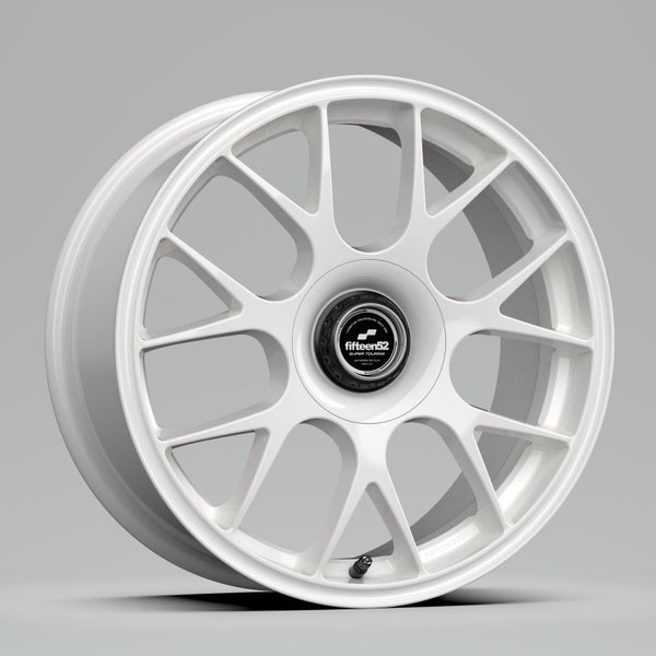 Fifteen52 Apex 18x8.5 5x100/5x114.3 35mm ET 73.1mm Center Bore Rally White Wheel - STARW-88554+35 for 2008-2021 Subaru WRX ST