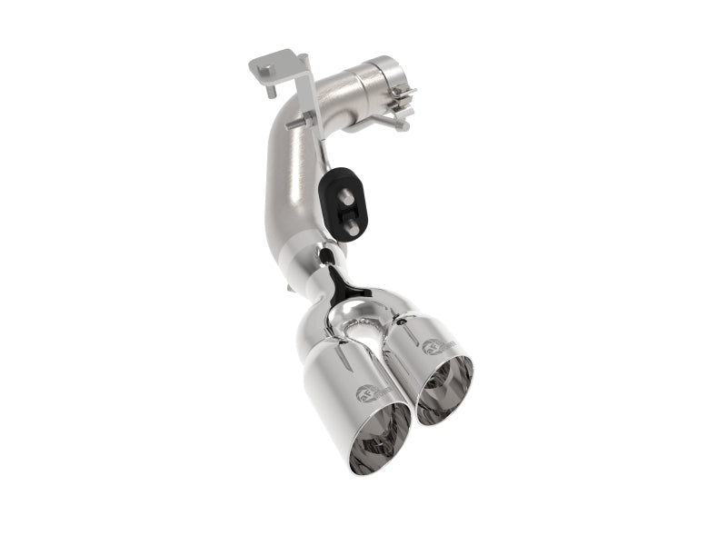 aFe Rebel Series 3in 304 SS Axle-Back Exhaust Side Exit w/ Polished Tips 19-23 Ford Ranger L4-2.3L - 49-33110-P