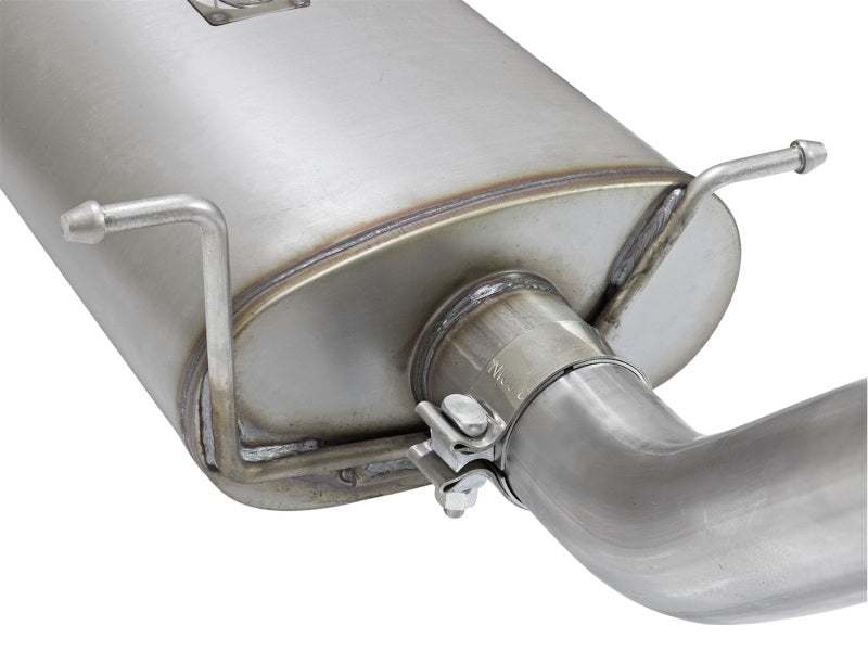 aFe MACHForce XP Exhausts Cat-Back Black Tip 09-17 GM Silverado 1500 4.3/5.3L RegCab SB/LB - 49-44072-B