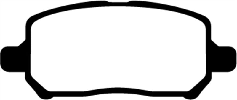 EBC 05-10 Chevrolet Cobalt 2.2 4 Lug Ultimax2 Front Brake Pads - UD956 for 2005-2010 Chevrolet Cobalt - installed view