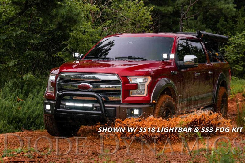 Diode Dynamics 15-20 Ford F-150 Stage Series Ditch Light Kit - Yellow Combo/Driving - DD6574
