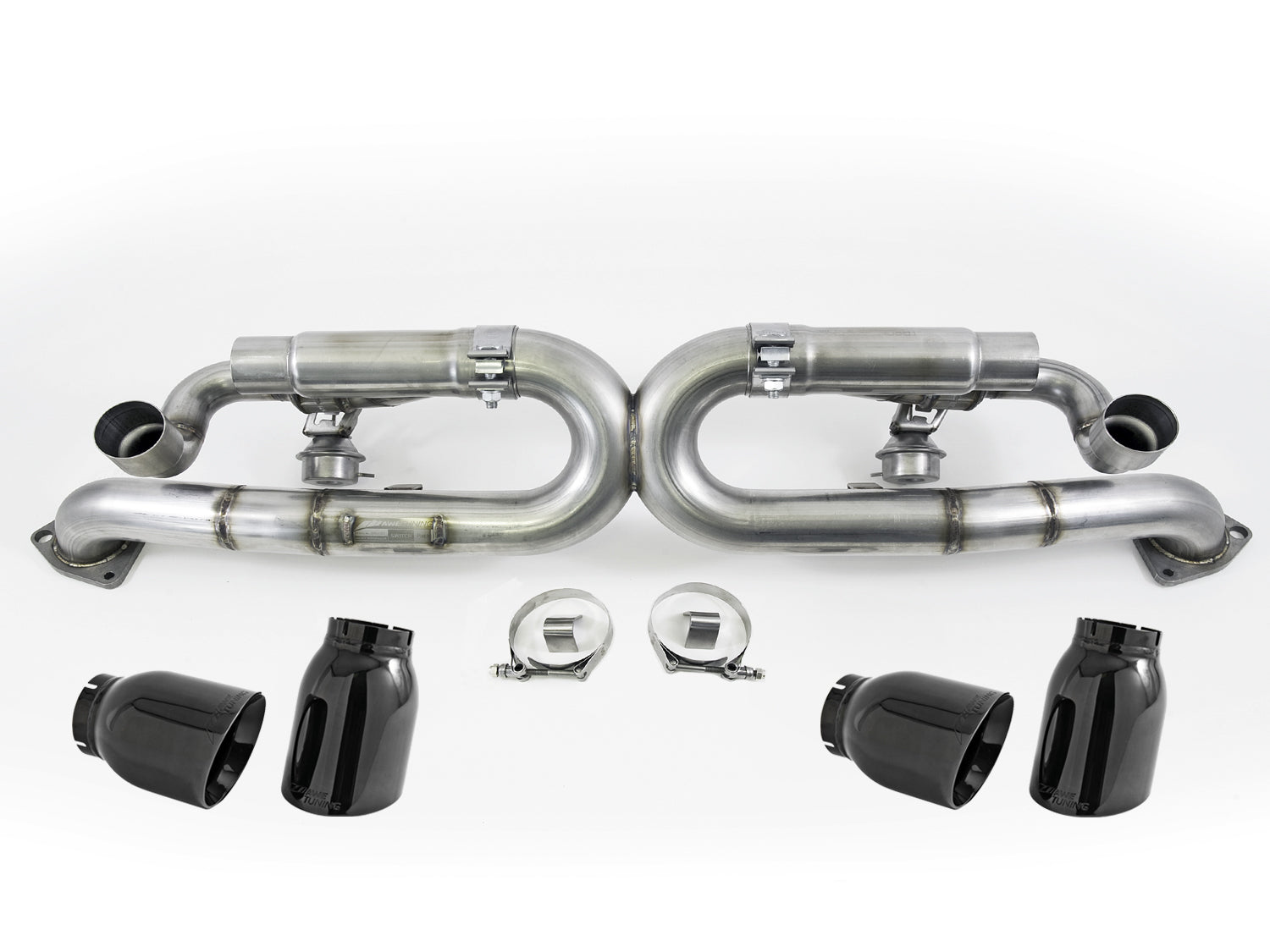AWE Tuning Porsche 991 SwitchPath Exhaust for Non-PSE Cars Diamond Black Tips - 3025-43014