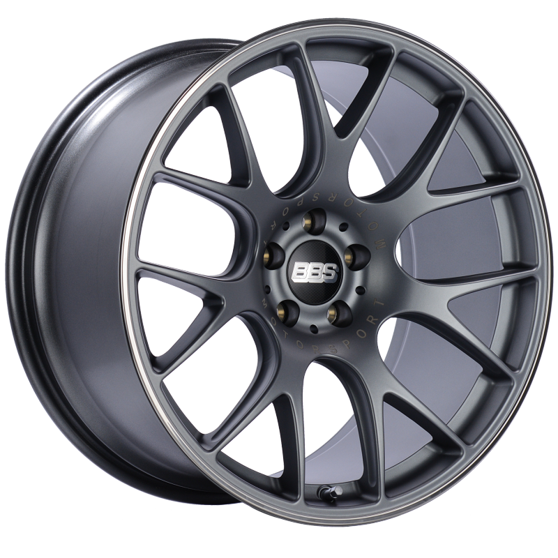 BBS CH-R 20x10.5 5x114.3 ET24 CB66 Satin Titanium Polished Rim Protector Wheel - CH125TIPO