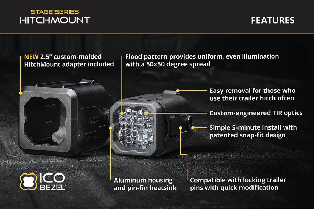 Diode Dynamics - HitchMount LED Pod (No Harness) - DD7420NH