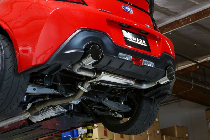 Remark 22+ Subaru BRZ/Toyota GR86 Axle-Back Exhaust - Stainless Single Wall Tips - RO-TSZ8-SM