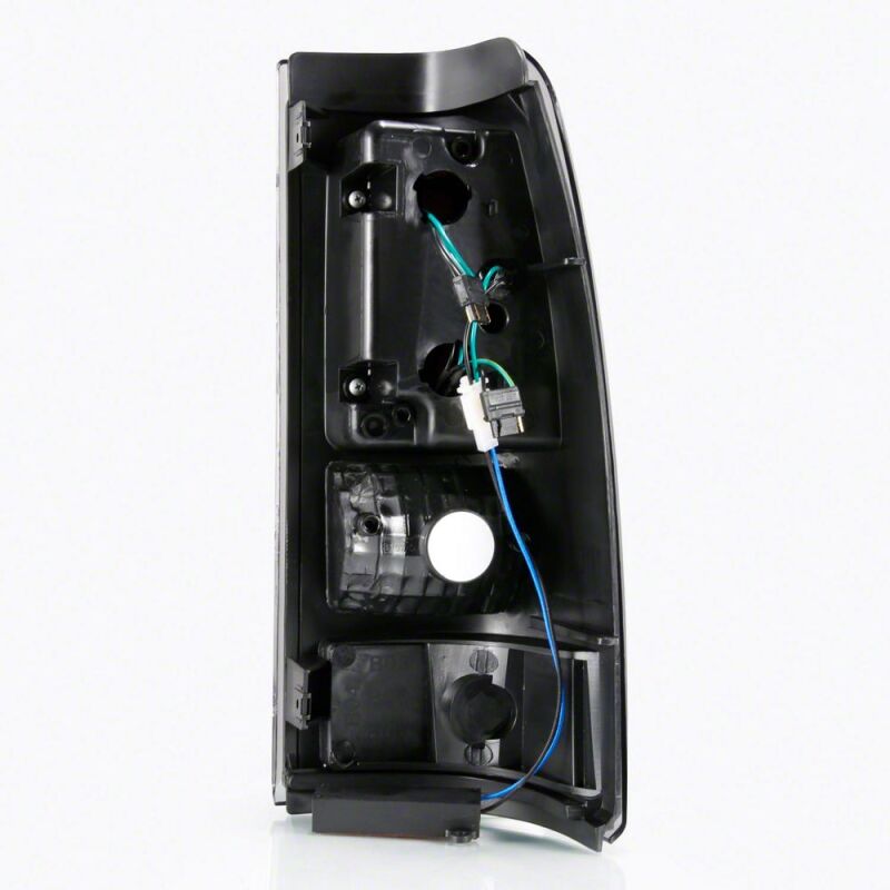 Raxiom 03-06 Chevrolet Silverado 1500 Axial Series LED Tail Lights- Black Housing- Smoked Lens - S116533 - close-up view 2