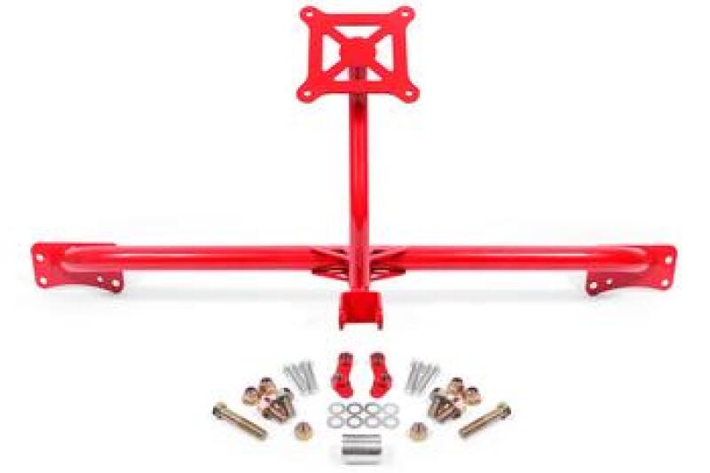 BMR 2015-2019 Ford Mustang Bolt-On Parachute Mount - Red - PM760R for 2015-2019 Ford Mustang
