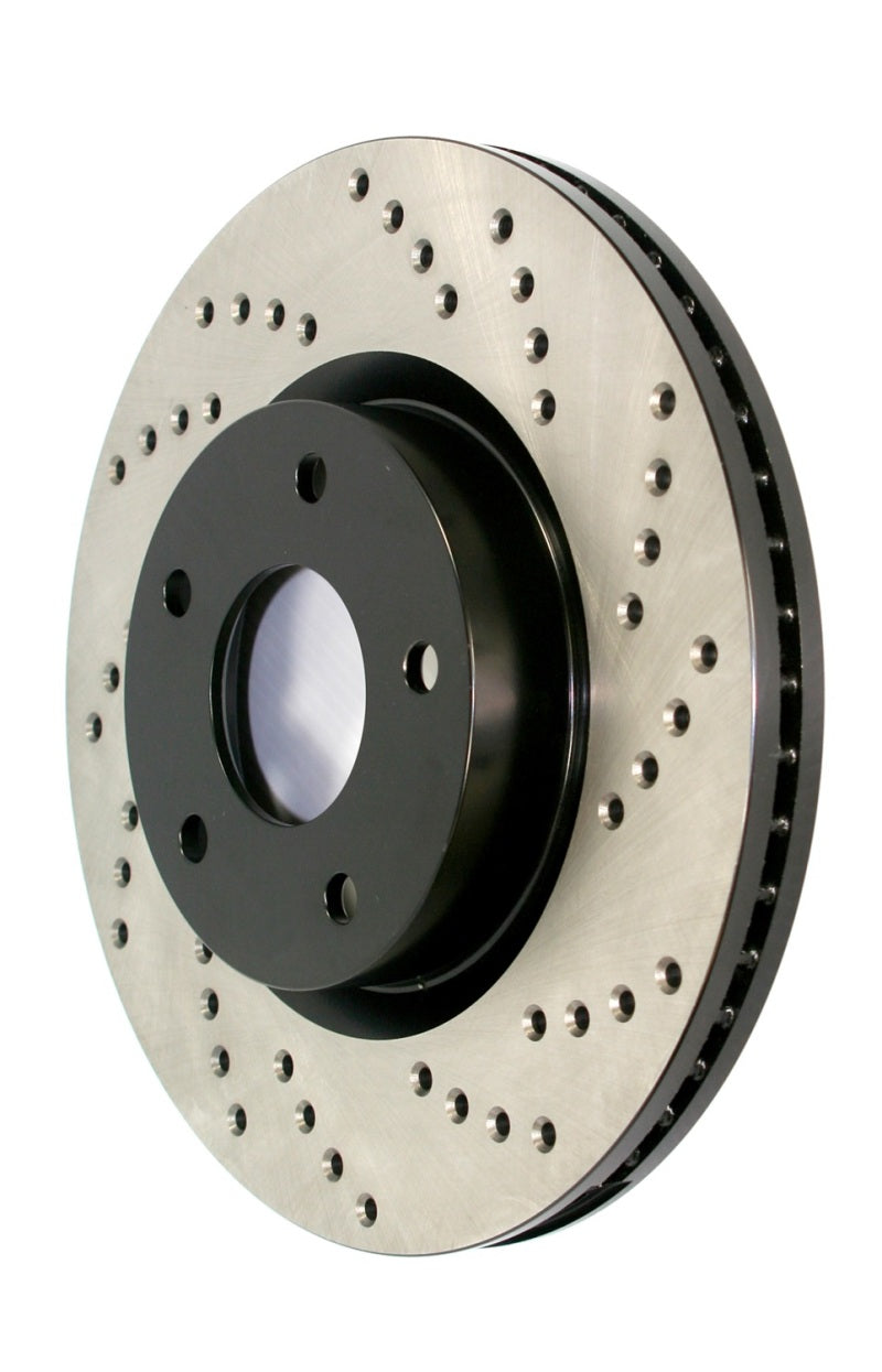 Centric Front Cross-Drilled SportStop Drilled Rotor 350x32mm - 128.40098