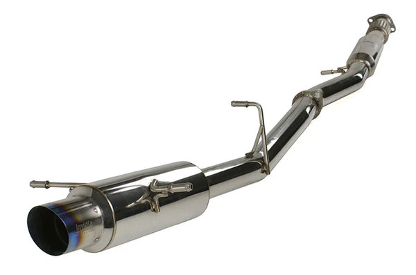 Invidia 02-07 WRX/STi 76mm N1 REGULAR Titanium Tip Cat-back Exhaust - HS02SW1GTT for 2015-2021 Subaru WRX STI - front view