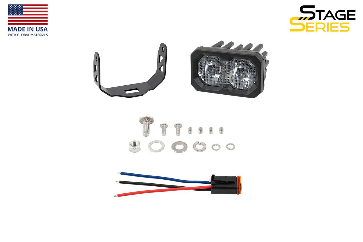 Diode Dynamics C2 2.0 Sport White Flood Standard RBL (single) - DD8096S
