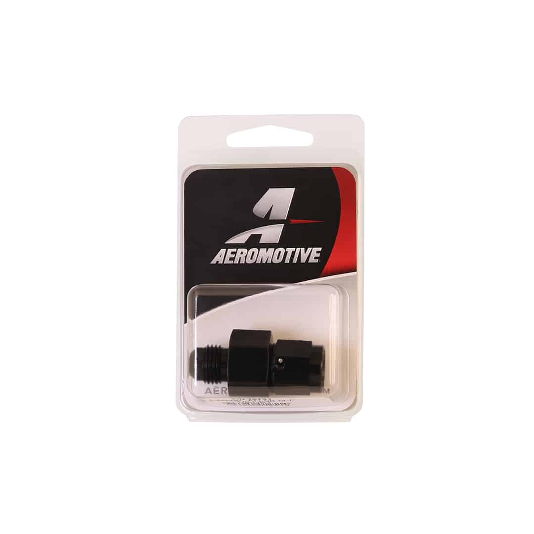 Aeromotive Adapter - AN-12 Male to Female - 1/8-NPT Port - 15734