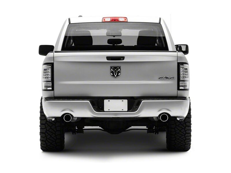 Raxiom 09-18 Dodge RAM 1500 Axial Series LED Tail Lights- Chrome Housing- Clear Lens - R113542 - close-up view 8