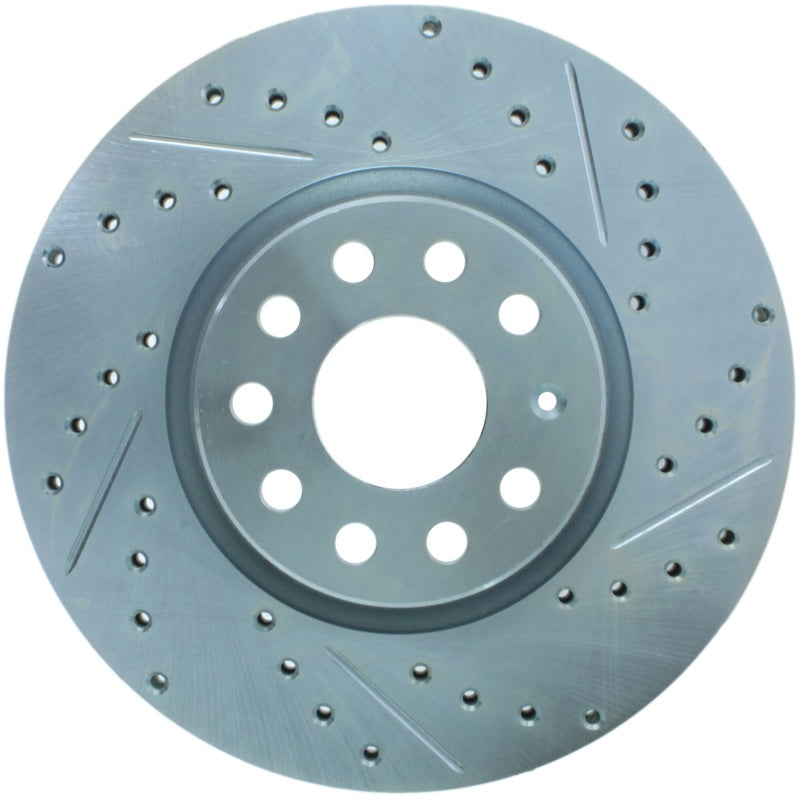 StopTech Select Sport 06-17 Volkswagen Jetta Slotted &amp; Drilled Front Left Rotor - 227.33098L