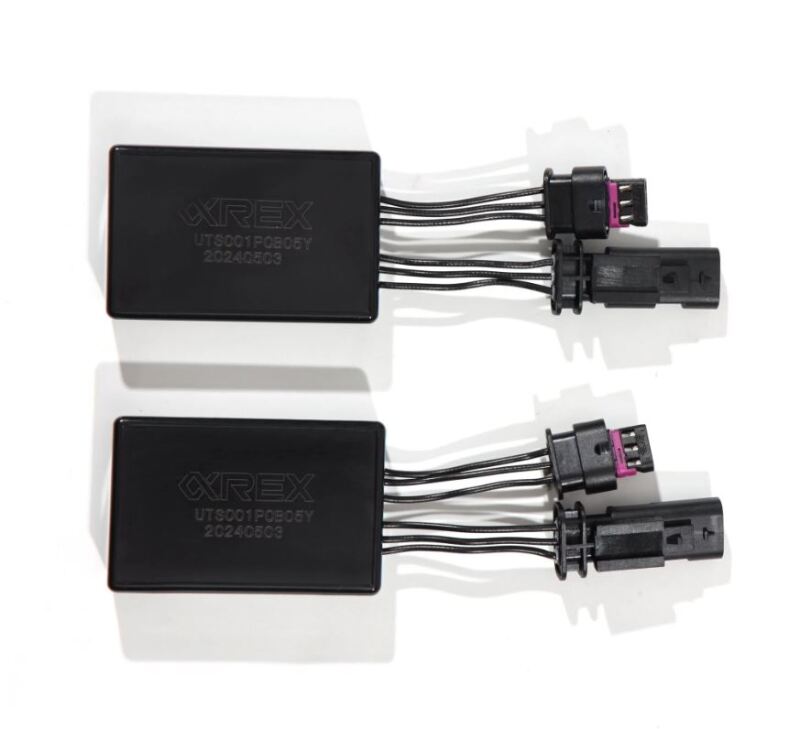 AlphaRex 17-23 Tesla Model 3/Y Stock Reflector Headlights to ARX Fog Lights Decoder Wiring Adapter - 210081