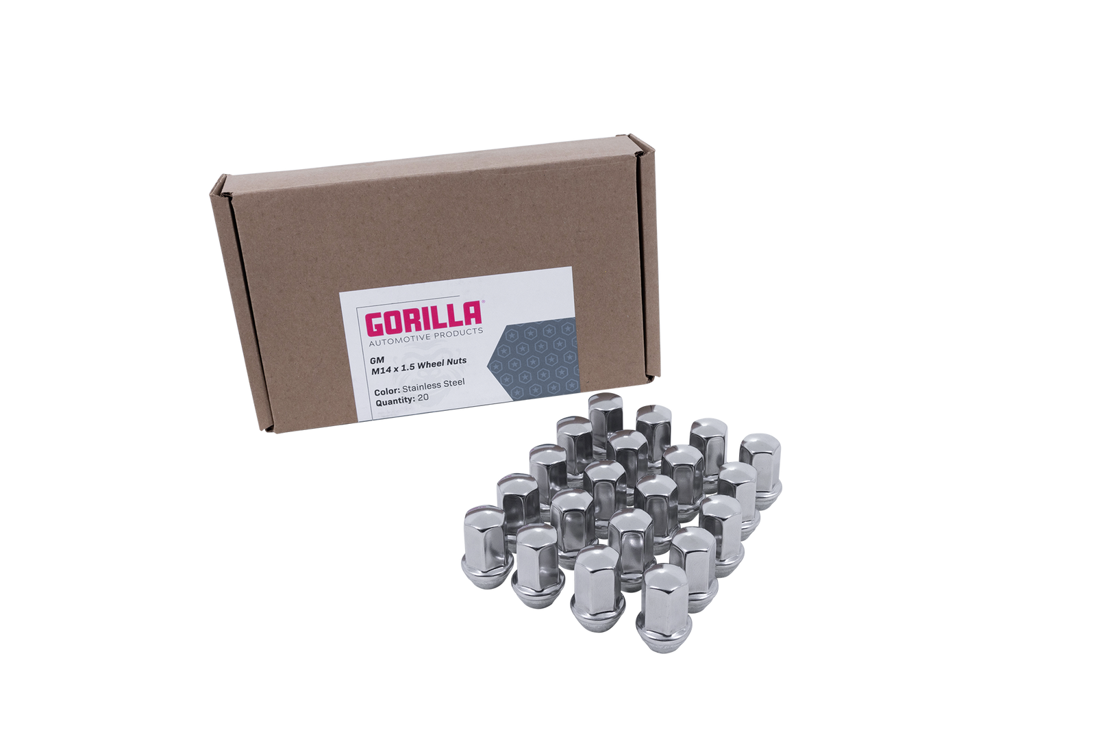 Gorilla Automotive - Fact Bulge 22mm Hex 14-1.50-ss-20qty - 61148FSSS-20