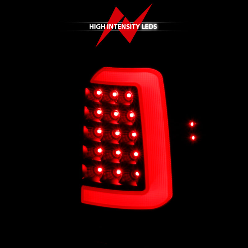 ANZO 1997-2004 Dodge Dakota LED Taillights Black Housing Smoke Lens Pair - 311348