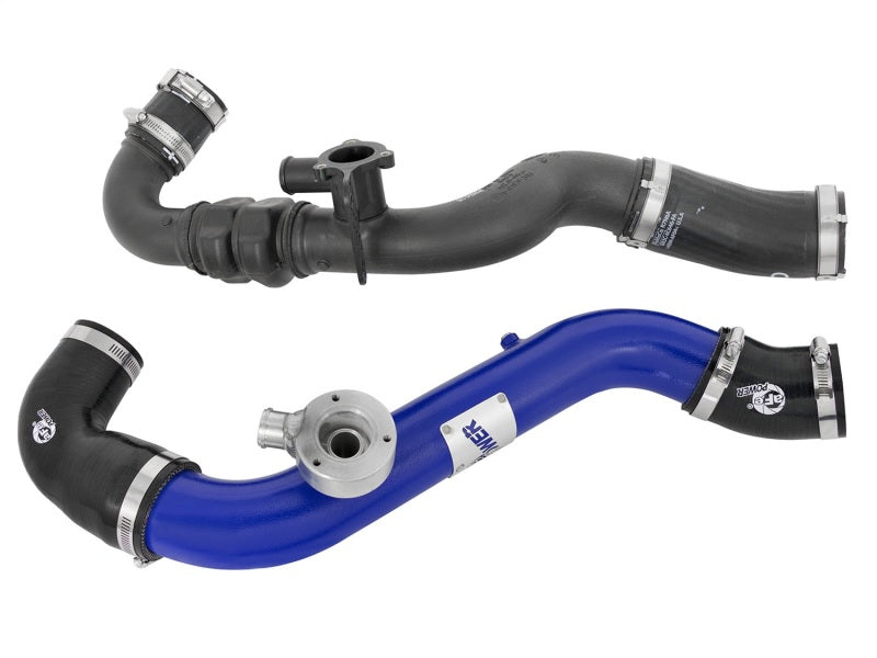 aFe Bladerunner Intercoolers Tube - Blue Hot/Cold Side 15-16 Ford Mustang EcoBoost L4-2.3L (t) - 46-20254-L