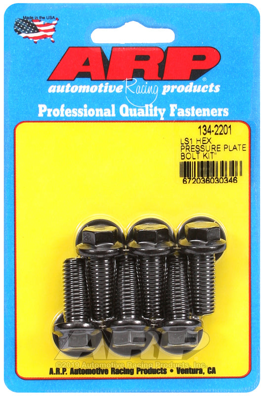 ARP LS1 Hex Pressure Plate Bolt Kit - 134-2201