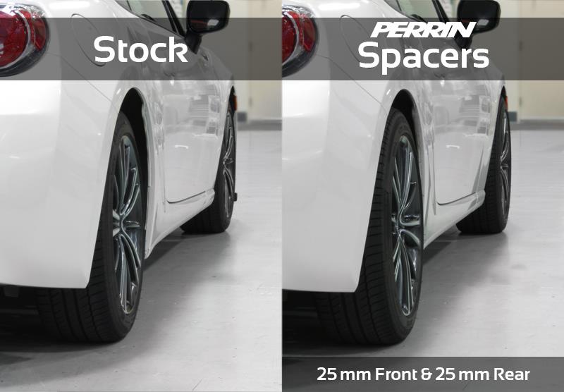 Perrin Subaru 5x100 30mm Wheel Spacers (One Pair) - PSP-WHL-031BK