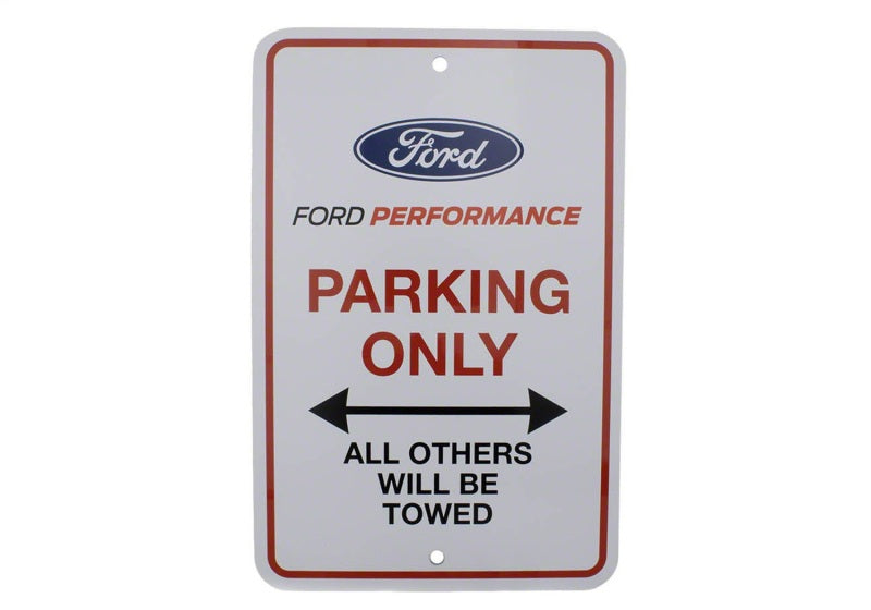 Ford Racing Ford Performance Parking Only Sign - M-1827-PARK