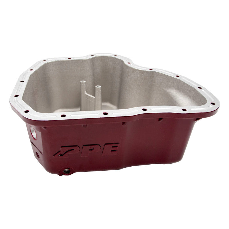 Wehrli 01-10 GM Duramax WCFab X PPE High Capacity Aluminum Oil Pan - Chevy Orange - WCF100131-CRO