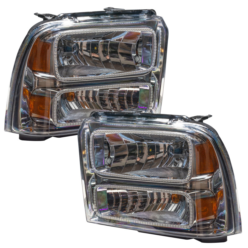 Oracle 05 Ford Excursion SMD HL - Chrome - ColorSHIFT w/ Simple Controller SEE WARRANTY - 7146-504