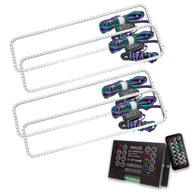 Oracle GMC Yukon 92-99 Dual Halo Kit - ColorSHIFT w/ 2.0 Controller SEE WARRANTY - 2286-333