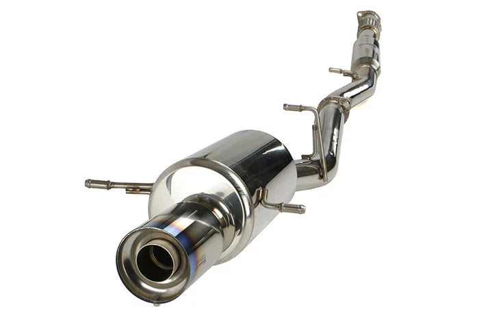 Invidia 02+ WRX/STi 76mm G200 Titanium Tip Cat-back Exhaust - HS02SW1G2T