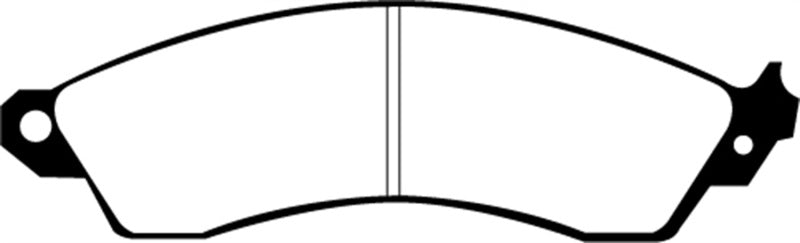 EBC 93-00 Aston Martin Virage 5.3 (PBR Caliper) Yellowstuff Front Brake Pads - DP41131R