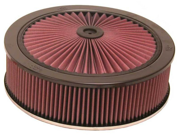 K&N X-Stream Top Filter Red 14in OD / 7.313in Neck Flange / 5.5in Height - 66-3080 by K&N Engineering - front view