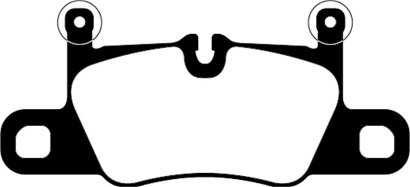 EBC 2018+ Porsche Cayenne (3rd Gen) 4.0TT Extra Duty Rear Brake Pads - ED92371