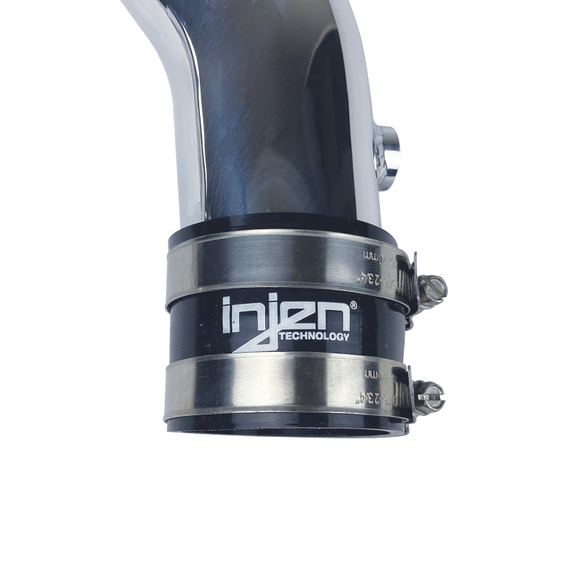 Injen 15-18 BMW M3 (F80) L6 Twin Turbo Polished Intercooler Charge Pipe w/ 1/8in Female NPT Bungs - SES1116ICP
