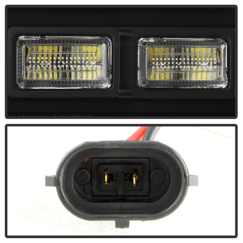 Spyder 14-21 Jeep Grand Cherokee Proj Headlights - Halogen Model Only - PRO-YD-JGC14HALSI-SBGR-BK - 5088949