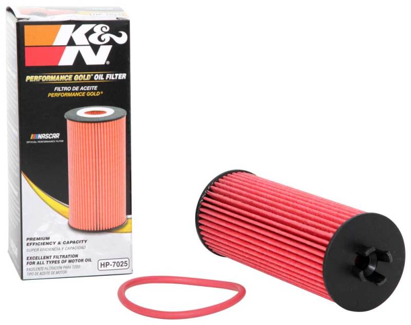 K&amp;N Performance Oil Filter for 11-13 Chrysler 200/300 3.6L / 11-13 Dodge Durango 3.6L - HP-7025