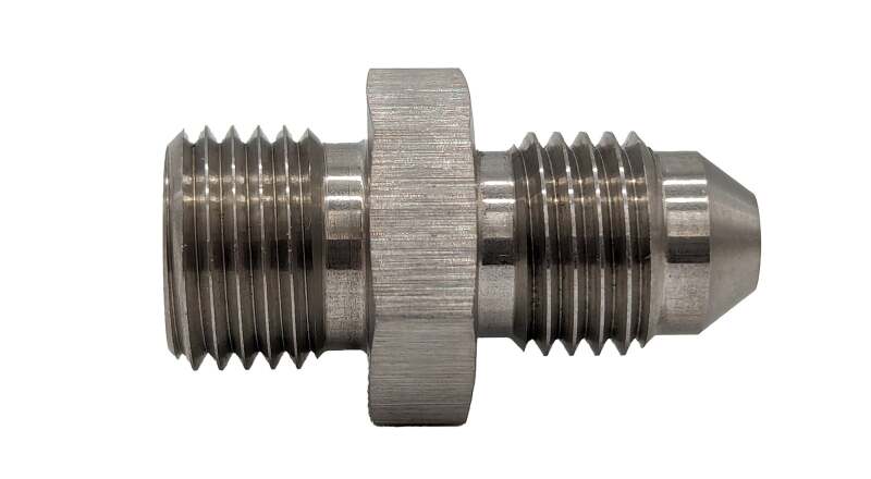 Forced Performance Stainless Steel M12x1.25 to -4AN Straight Fitting - GBAN816-4-M12125