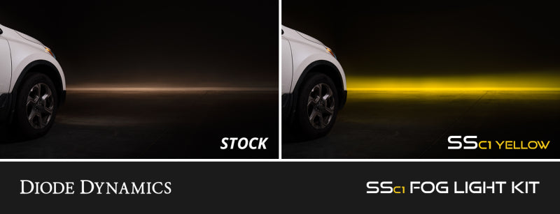 Diode Dynamics 21-24 Nissan Armada SSC1 LED Fog Light Kit (6000K) White SAE Fog - Cool White - DD8354