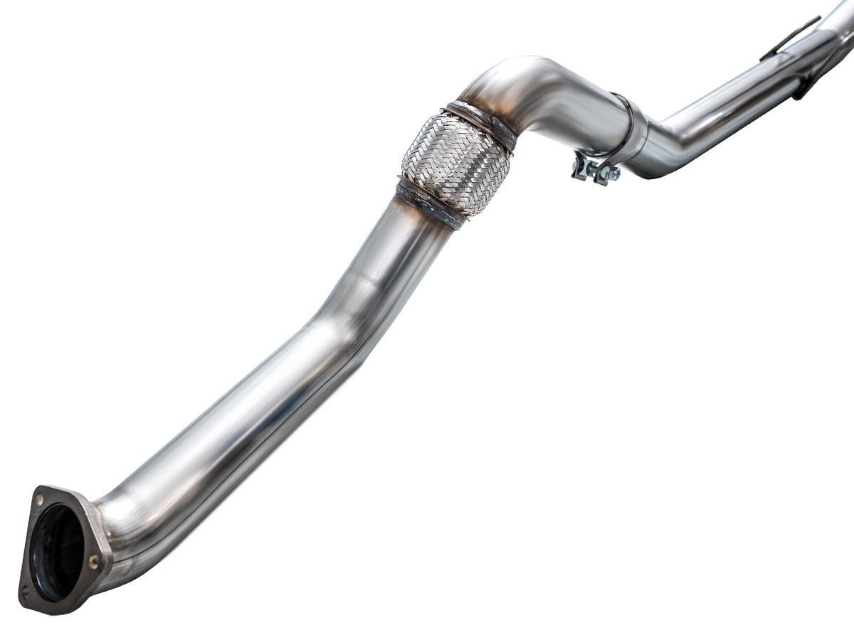 AWE Tuning 2024 Acura Integra Type S DE5 FWD Track Edition Exhaust w/ Triple Chrome Silver Tips - 3020-52335