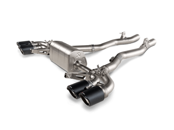 Akrapovic 2021 BMW M8/M8 Comp Gran Coupe (F93) w/OPF/GPF Slip-On Line (Titanium) w/Carbon Tips - S-BM/T/24H by Akrapovic