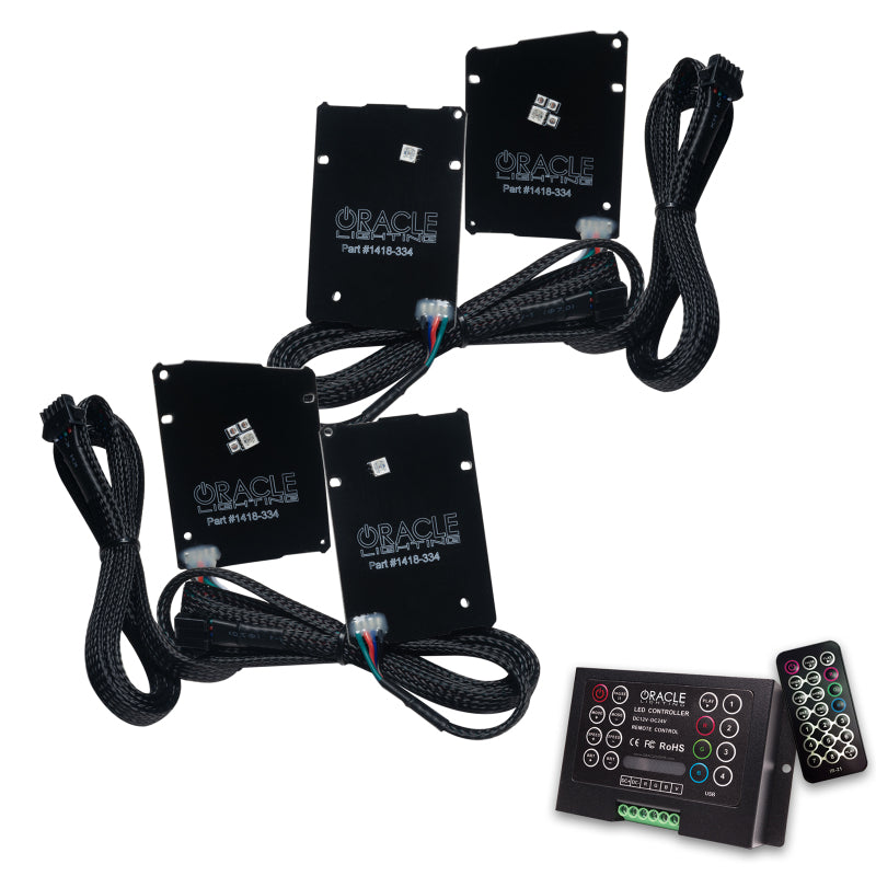 Oracle 19-21 Chevy Camaro LS/LT RGB+A Headlight DRL  Kit - ColorSHIFT w/ 2.0 Controller SEE WARRANTY - 1418-333