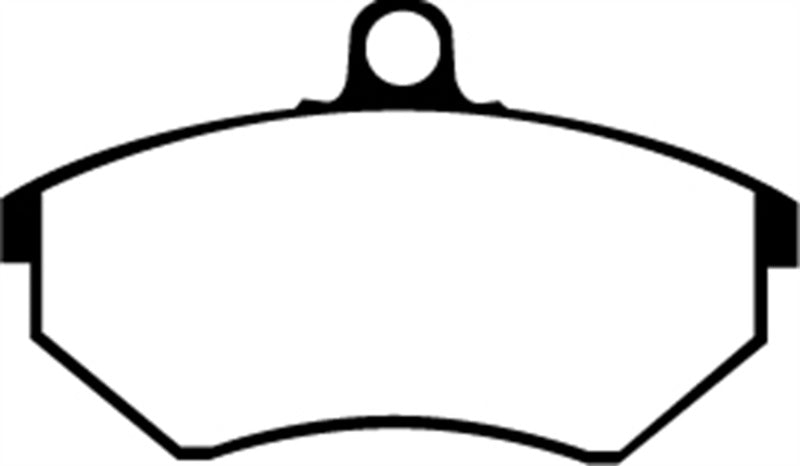 EBC 89-93 Volkswagen Corrado 1.8 Supercharged Redstuff Front Brake Pads - DP3841/2C