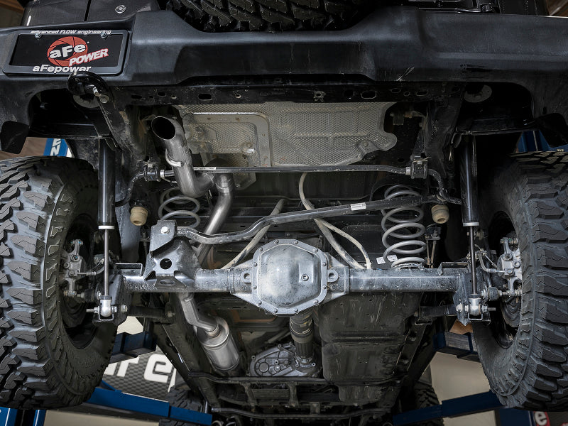 aFe MACH Force-Xp 2.5in 409 SS Catback High-Tuck Exhaust 18-21 Jeep Wrangler (JL) 3.6L 4-Door - 49-48065-1