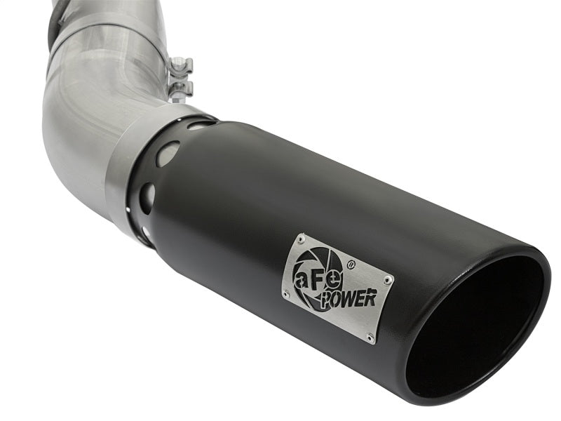 aFe ATLAS 5in DPF-Back Aluminized Steel Exhaust System GM Diesel Trucks 2017 V8 6.6L (td) L5P - 49-04085-B