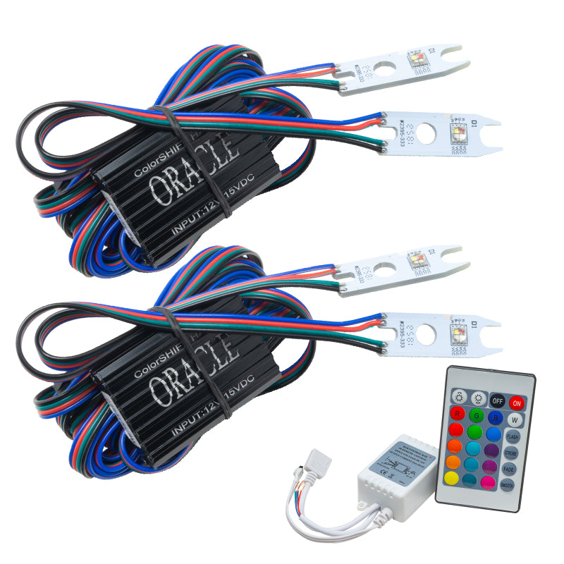 Oracle 15-17 Ford F-150 Headlight DRL Upgrade Kit - ColorSHIFT w/ Simple Controller SEE WARRANTY - 2395-504