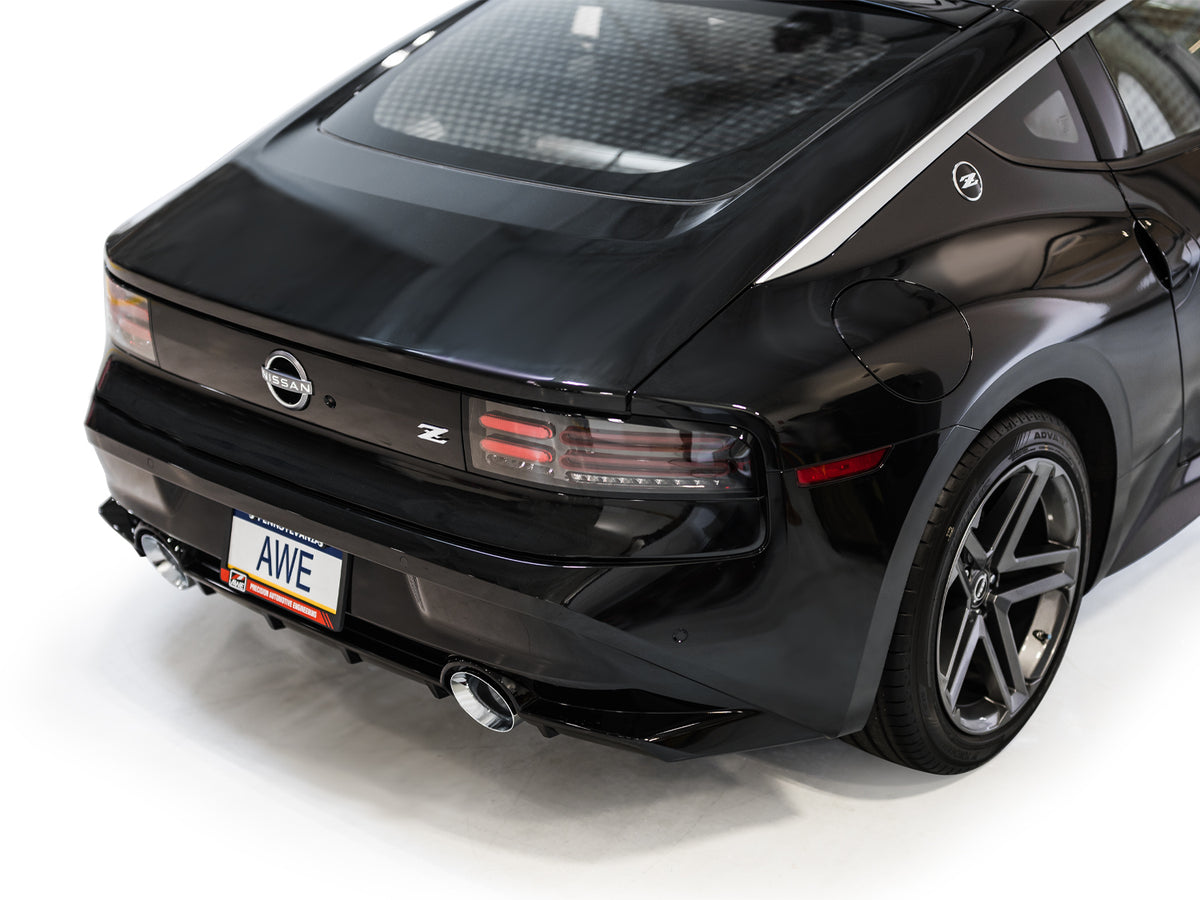 AWE 2023 Nissan Z RZ34 RWD Track Edition Catback Exhaust System w/ Chrome Silver Tips - 3020-32400