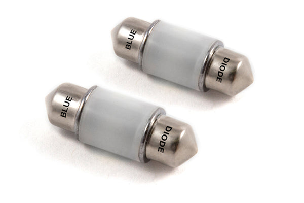 Diode Dynamics 31mm HP6 LED Bulb LED - Blue (Pair) - DD0296P for 2000-2009 Honda S2000 - front view