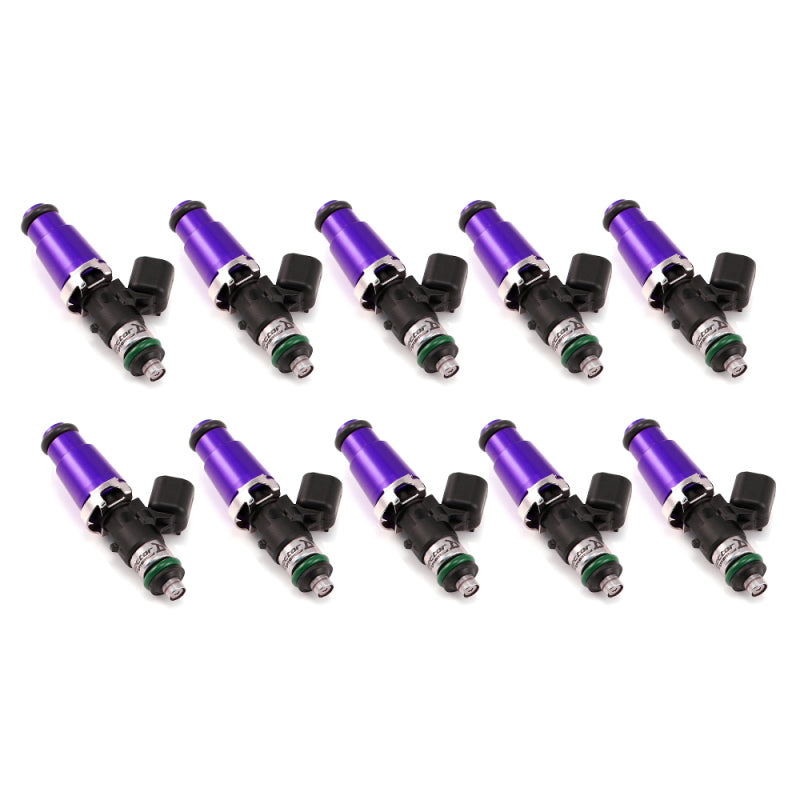 Injector Dynamics ID1050X Injectors 14mm (Purple) Adaptors (Set of 10) - 1050.60.14.14.10 by Injector Dynamics