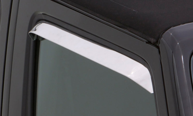 AVS 84-90 Ford Bronco Ii Ventshade Window Deflectors 2pc - Stainless - 12071