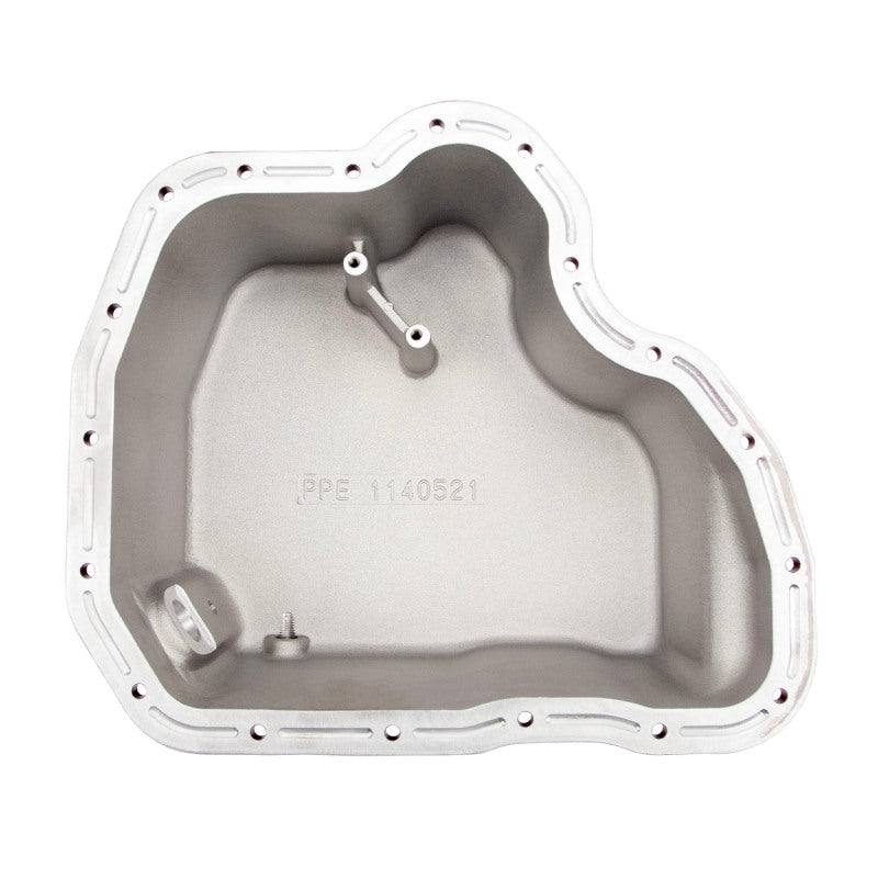 Wehrli 11-16 GM Duramax WCFab X PPE High Capacity Aluminum Oil Pan - Cat Yellow - WCF100132-CAT